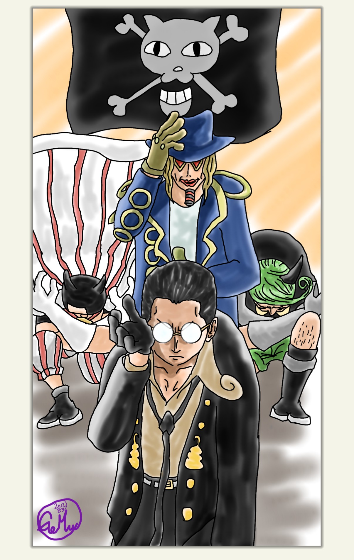 Twitter 上的 ｇouｍurasame One Piece 間もなく100巻か ワンピースマガジンも楽しみ Epエースの第３話が早く読みたいし ａｌｓ特集とかたまらんね クロネコ海賊団 キャプテンクロ ジャンゴ ニャーバン兄弟 Boichi Onepiece T Co Ryerolnztl
