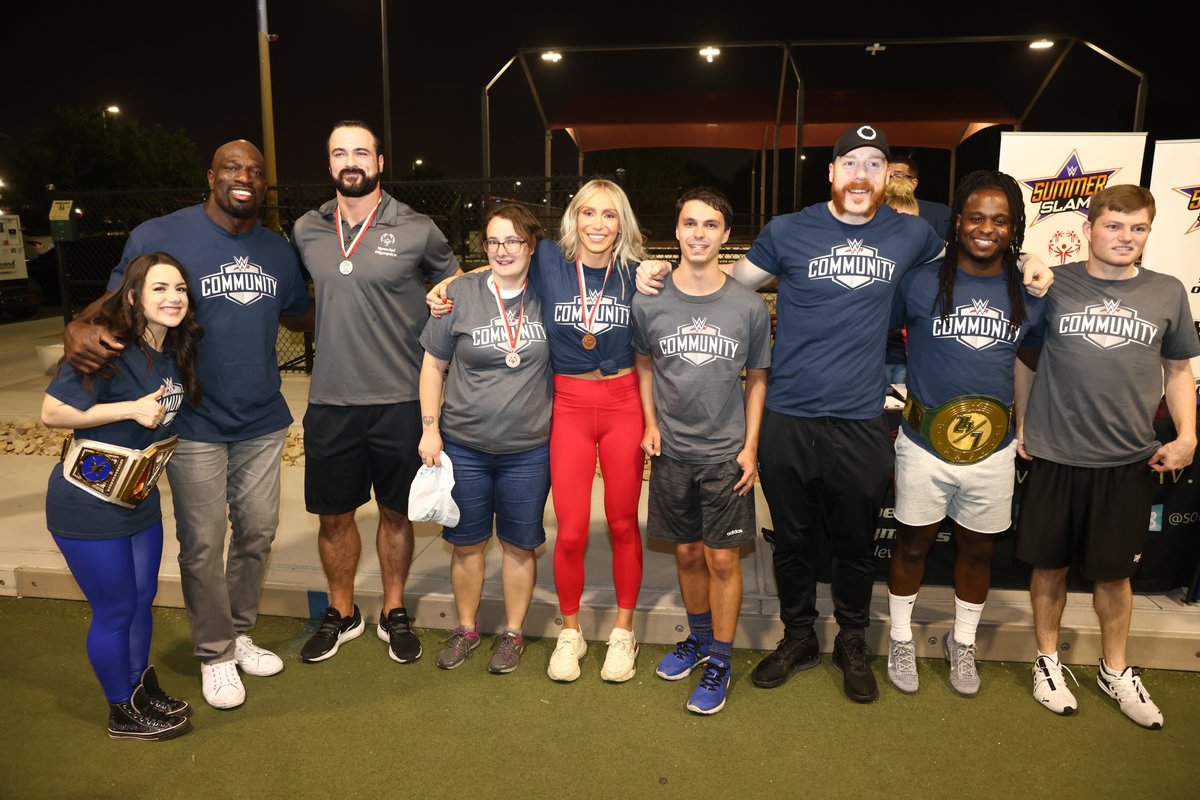 SpecialOlympics's tweet photo. Read @SInow's article on @DMcIntyreWWE's joy on becoming a Special Olympics Champion Ambassador! ➡️ https://t.co/InnBo8OhoY #ChooseToInclude @SONevada @WWECommunity https://t.co/TiQhV82Gow