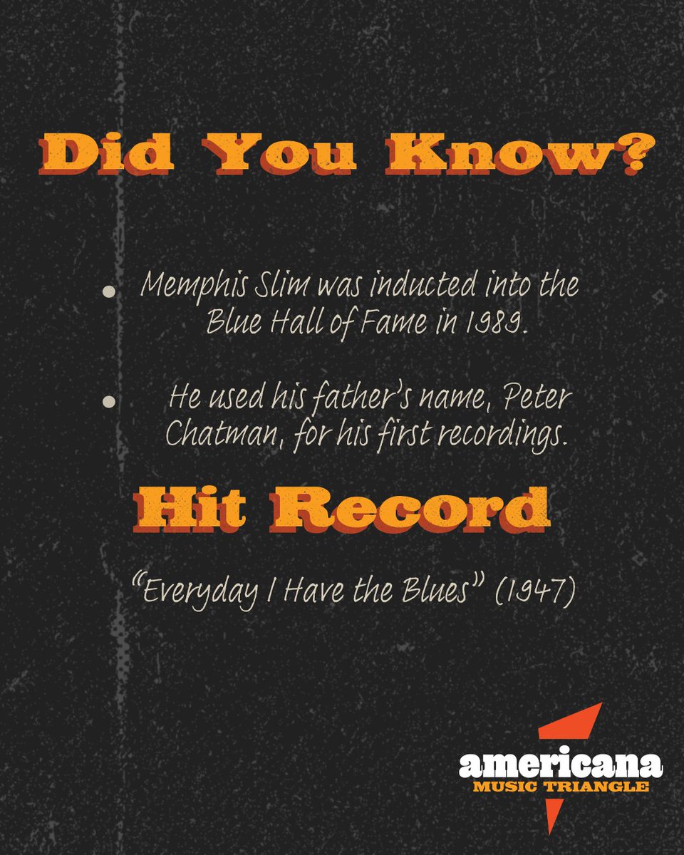 Memphis Slim, hailing from Memphis, TN, was a trailblazer for blues singers and songwriters nationwide. Him and his band at the time, Slim and the House Rockers, reached success with their breakout song “Every day I Have the Blues.”
#memphisslim #blues #memphis