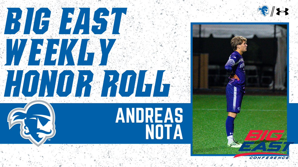 SHUMSOC's tweet photo. Congrats to @NotaAndreas on his 𝘽𝙄𝙂 𝙀𝘼𝙎𝙏 𝙒𝙚𝙚𝙠𝙡𝙮 𝙃𝙤𝙣𝙤𝙧 𝙍𝙤𝙡𝙡 selection!

🔗https://t.co/lyBpfABhzC

#HALLin 🔵⚪️ https://t.co/hyPmCkDrIY