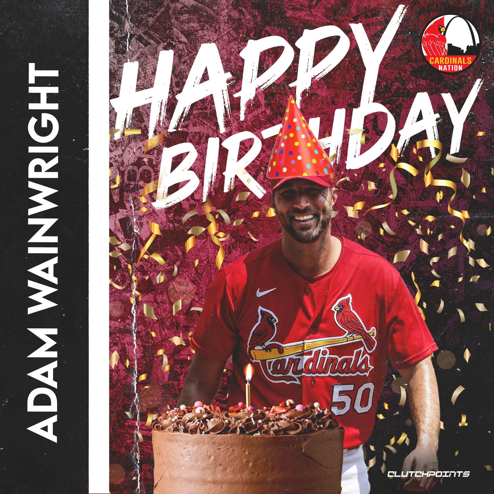 Join Cardinals Nation in wishing Adam Wainwright a happy 40th birthday!  