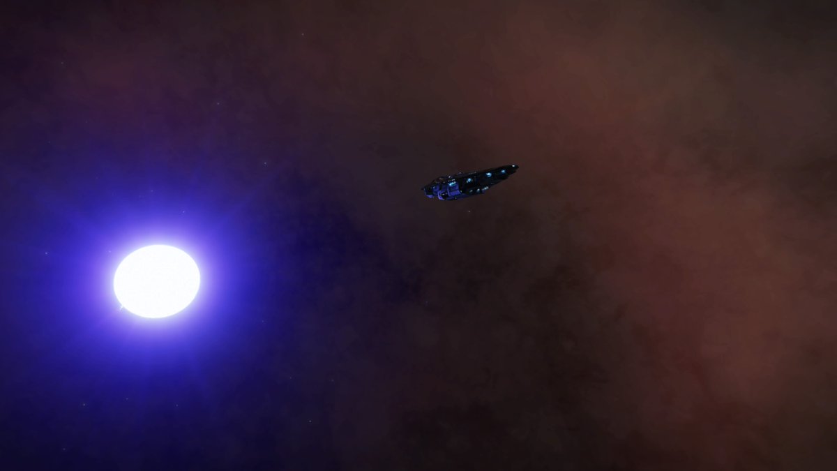 Northlander74's tweet image. #PS5Share, #EliteDangerous Herschel 36 Binary #Class0 #LagoonNebula #Proteus #JourneyToSagA