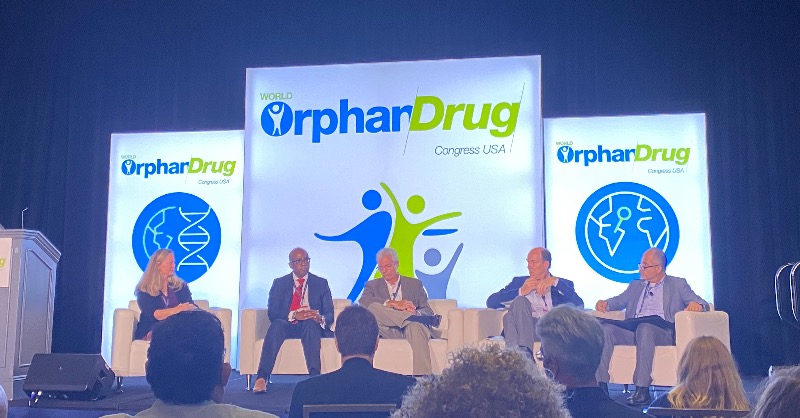 Parexel's tweet photo. Sharing a few highlights from last week's @OrphanConf, where our own Mo Heidaran participated in a keynote panel discussing the future of cell and gene therapies to treat rare diseases with representatives from @editasmed, @ask_bio, and @NovartisGene. #rarediseases #WODCUSA https://t.co/mkEbFZVT9Q