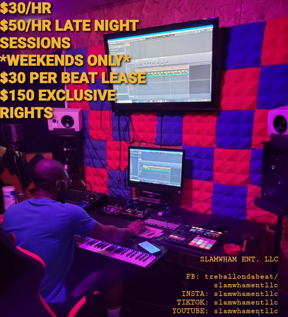 HubertTrey's tweet photo. Who need beats and studio time https://t.co/qir7ZFAW9s