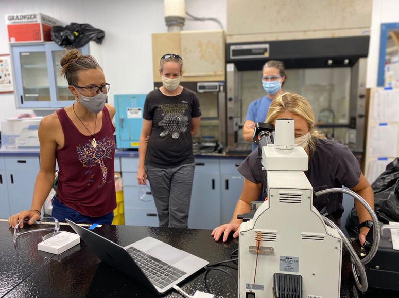 NG_PristineSeas's tweet photo. Recently, team members @adventurewhit and Molly Timmers worked in collaboration with the Lynch Lab at the @HPU Center for Marine Debris Research to process water samples collected from our expedition to Chilean Patagonia. https://t.co/hrIBsmRO7w