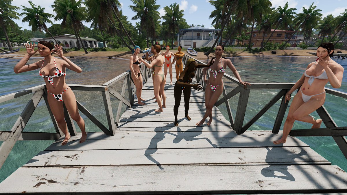 jovechiere's tweet photo. "Stag party at the end of the summer".
At #ToHCharacters we have released a new update. Including 7 new mesh heads.
Kenyan, Ethiopian, Russian, Poland, Spanish, Japanese & Samoan...
https://t.co/AgoRPchTFJ
And here celebrating in #Arma3 with the bikini girls from #TCGMGirls. https://t.co/0TNG7cyLAM
