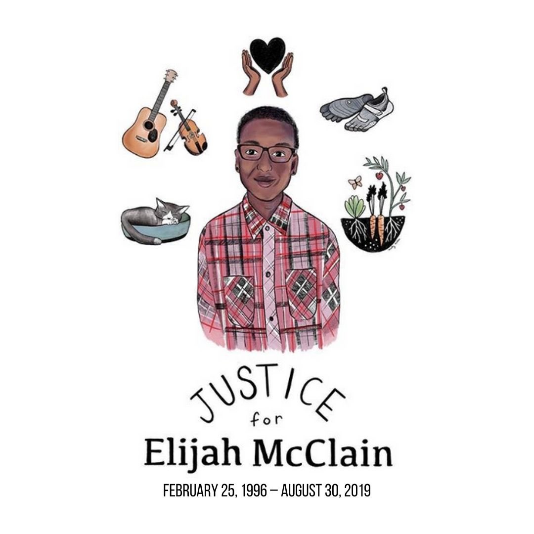EverybodyvsRac's tweet photo. Elijah McClain was a young man with a bright future. His death was no accident. The officers who harmed Elijan were placed on temporary leave, however are back in the field with no charges. #JusticeForElijahMcClain

Artwork by Matty Miller https://t.co/7O7tYI50Dh