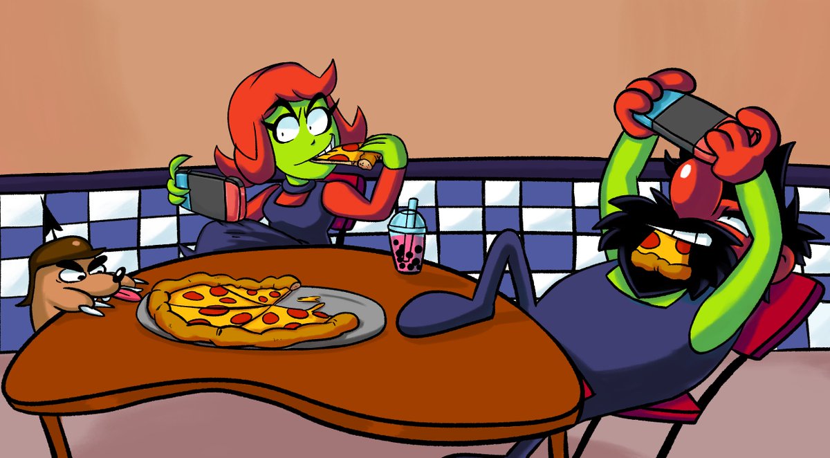 Summitsphere's tweet photo. With Antonball Deluxe on Switch, you'll be able to play with your balls whenever you want, wherever you are - even in front of all your friends at the pizza parlor 🍕

Antonball Deluxe releases next month on the Nintendo Switch eShop! #Nindies #SwitchCorps #IndieGames https://t.co/9jjLpVes6z