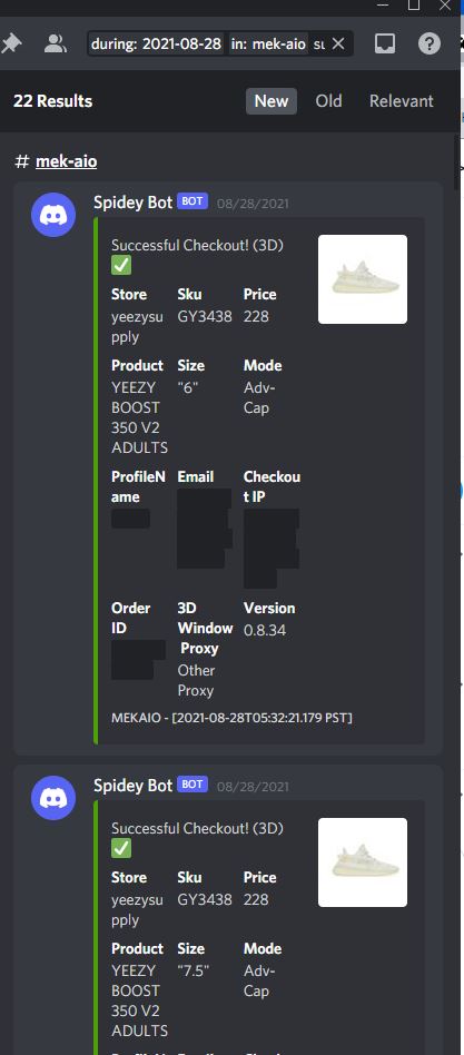 Daddy Chou (@sneakercopman) on Twitter photo Let the movie continue! Over 170 checkouts on Saturday!
Cook groups: <a href="/AMNotifyCN/">AMNotify CN</a> the only cook group you need!
Bots: <a href="/ValorAIO/">Valor</a> <a href="/KodaiAIO/">Kodai</a> <a href="/KylinBot/">KylinBot</a> <a href="/MEKRobotics/">MEKAIO</a>
Proxies: @Leafproxies <a href="/ZenuProxies/">Zenu Proxies</a> <a href="/PeachyProxies/">PeachyProxies™ 🍑⚡</a> <a href="/ThreeProxies/">Three Proxies</a> <a href="/wukongProxy/">悟空代理</a> Let the movie continue! Over 170 checkouts on Saturday!
Cook groups: <a href="/AMNotifyCN/">AMNotify CN</a> the only cook group you need!
Bots: <a href="/ValorAIO/">Valor</a> <a href="/KodaiAIO/">Kodai</a> <a href="/KylinBot/">KylinBot</a> <a href="/MEKRobotics/">MEKAIO</a>
Proxies: @Leafproxies <a href="/ZenuProxies/">Zenu Proxies</a> <a href="/PeachyProxies/">PeachyProxies™ 🍑⚡</a> <a href="/ThreeProxies/">Three Proxies</a> <a href="/wukongProxy/">悟空代理</a>