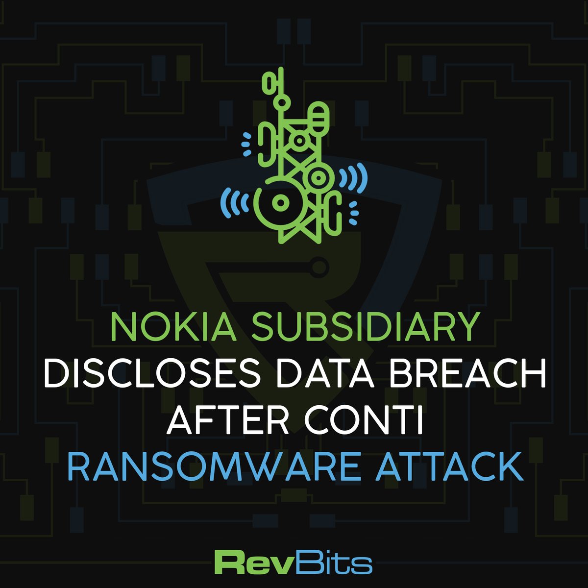 RevBits's tweet photo. #SACWireless, a #US -based #Nokia subsidiary, has disclosed a #databreach following a #ransomwareattack where #Conti operators were able to successfully #breach its #network, #steal #data...
https://t.co/wZXaoNFSov
#Cybersecurity #cybersecuritynews #cyberattack #hacked #telecom https://t.co/Ol5XSHxAWo