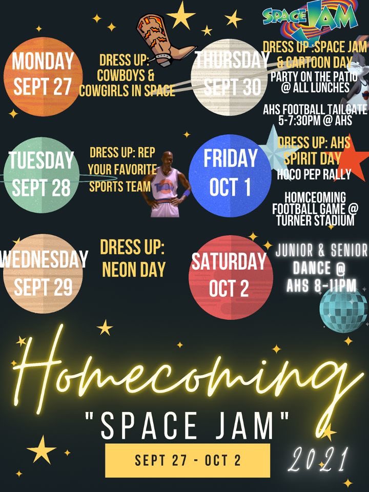 atascocitastuco's tweet photo. Dress up days starting Monday Sept. 27 !!! @HumbleISD_AHS https://t.co/G8Av3JS1fF