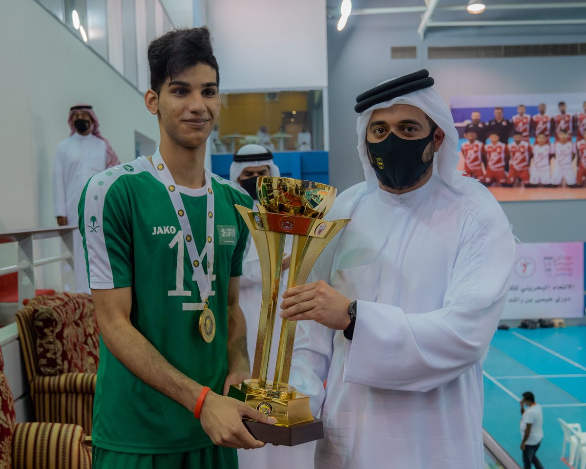 الهيئة العامة للرياضة (@gsa_bh) on Twitter photo بعد فوزه على منتخبنا للناشئين ٣/ ٢ في النهائي
-
#خالد_بن_حمد يتوّج المنتخب #السعودي بطلا للنسخة السادسة للبطولة الخليجية للكرة الطائرة
<a href="/khalidbinhamad/">Khalid bin Hamad</a>
<a href="/bahrainvolly/">Bahrain Volleyball</a>
<a href="/ksavollyball/">الاتحاد السعودي للكرة الطائرة</a> بعد فوزه على منتخبنا للناشئين ٣/ ٢ في النهائي
-
#خالد_بن_حمد يتوّج المنتخب #السعودي بطلا للنسخة السادسة للبطولة الخليجية للكرة الطائرة
<a href="/khalidbinhamad/">Khalid bin Hamad</a>
<a href="/bahrainvolly/">Bahrain Volleyball</a>
<a href="/ksavollyball/">الاتحاد السعودي للكرة الطائرة</a>