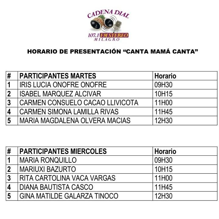 cadenadialec's tweet photo. Deben estar 20 minutos antes.
Suerte a todas. https://t.co/ZEVyI0WKeD
