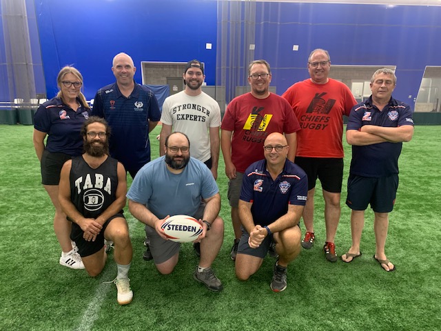 Mikebrogan18's tweet photo. @USARugbyLeague Big thank you to the Chiefs RFC of Yorkville for hosting the USARL / ERL Rugby League Level 1 Coaching Course, good to see the new and experienced coaches attending, and also the two new Coach Educators Janet Kean and John Coombe - Lilley delivering the course, https://t.co/O97xa4VR1T