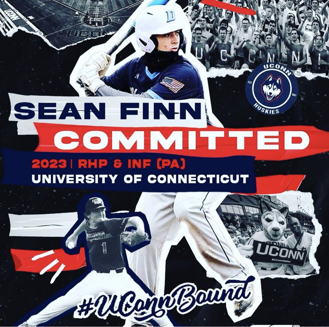 SCHBlueDevils's tweet photo. Huge congrats to junior Sean Finn who has committed to play baseball at The University of Connecticut! Awesome news, Sean!!!! #DiamondDevil #Ohana @UConnBSB #BigEast #HookC #GoHuskies @PhSportsDigest @PaPrepLive @RallyPhilly @DWilsonSCH @sdruggan 😈🎉⚾️🔵⚪️ https://t.co/yURFKUYoCN