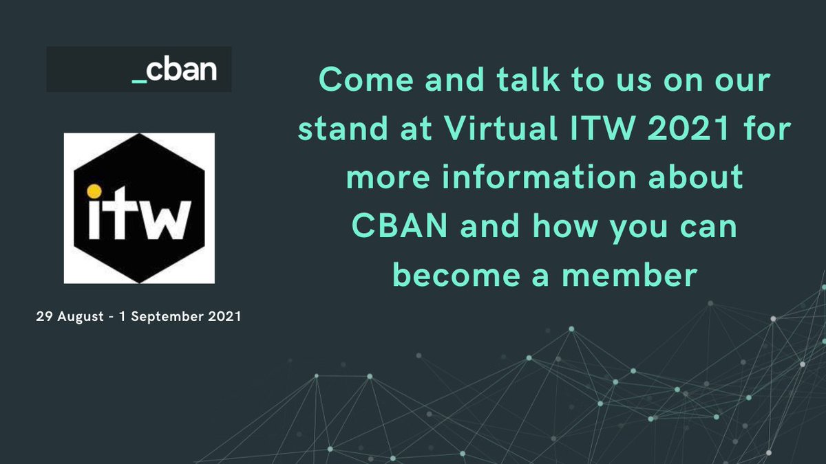 _cban's tweet photo. We're looking forward to connecting with you over #ITW2021.

Come and talk to us on our virtual stand to find out more about our work. https://t.co/gTvUnUPVhG
