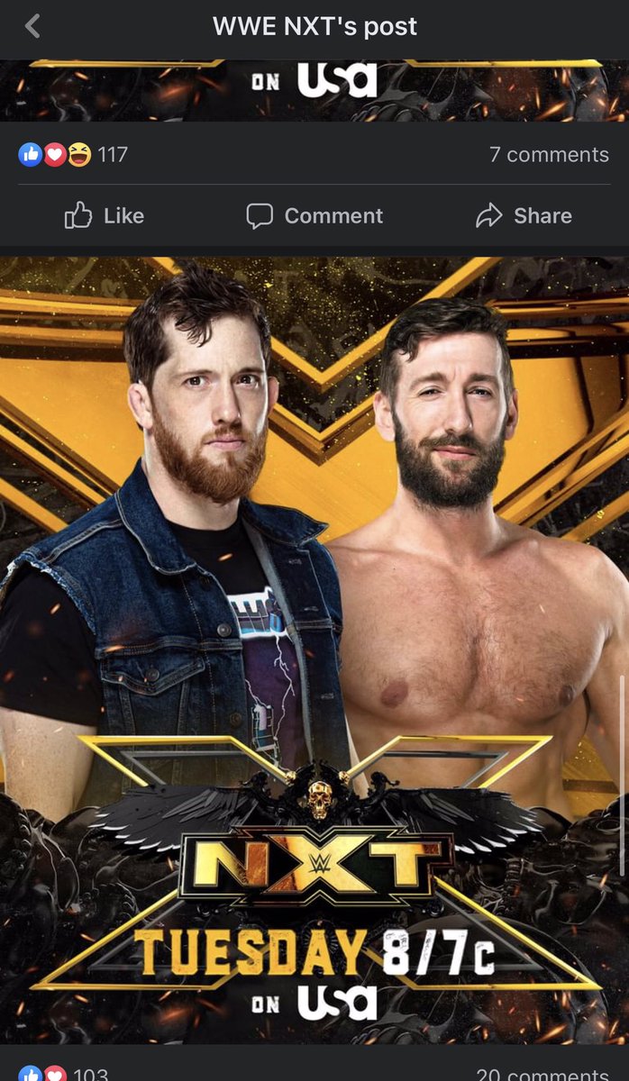 bmuln23's tweet photo. @WhatCultureWWE @adamwilbourn @andyhmurray did Kyle O’Reilly have to change his name last week and do a John Morrison (#notJohnnyNitro) or did someone make a whoopsie? 😅 https://t.co/7jWVDl0YzV