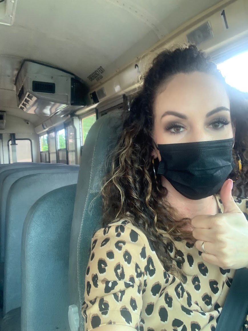 Tammy_Oskie1's tweet photo. Low on bus drivers?? This old coach-turned-principal says, “No problem…put me in, Coach!” THANK YOU Mrs. Anderson- we love you! #servantleader https://t.co/rJW6Em1Uao