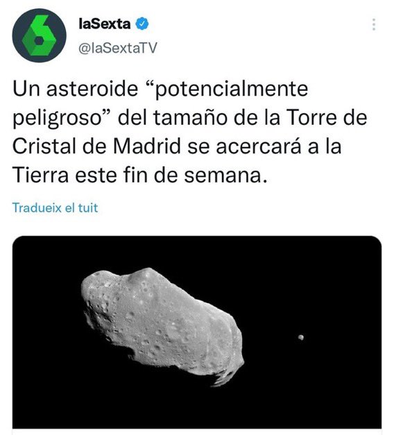 torredecristal

n. masc. Unidad de longitud no oficial equivalente a 249 m. «El Everest mide aproximadamente 35 torredecristales y medio».

Etimología

Por la altura de la Torre de Cristal de Madrid.

Más información

• Como símbolo se puede usar «TdC».