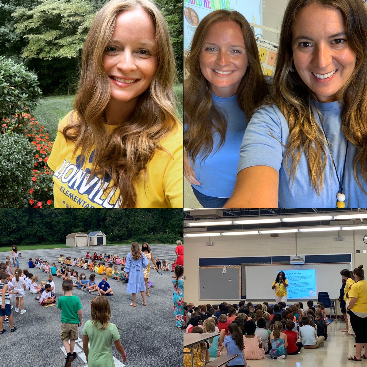 Day one was a huge success! Loads of smiles and laughter in the halls. So blessed to work with such amazing &amp; hard working #DASD teachers and staff. #LE🦁EW🐱Coach