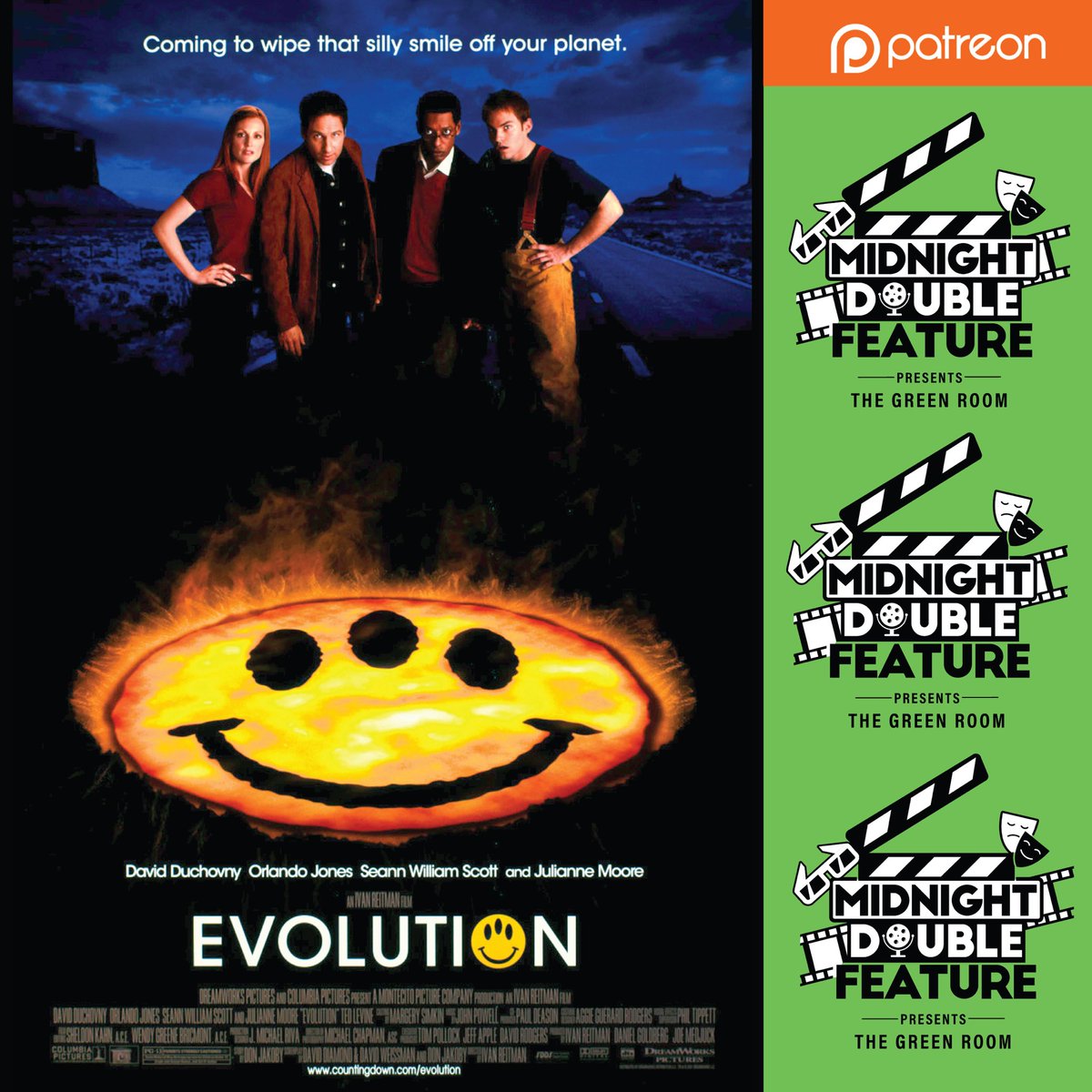 mdfpod's tweet photo. ‘Take it! Take the leg!’
Our 30th bonus episode is now available exclusively to Green Room members. Come hear us talk about Evolution (2001) and support the show by joining the Green Room.
https://t.co/HX6hIoZ3VA
#evolution #sciencefiction #podcast #midnightdoublefeature https://t.co/74e0t4SKAk