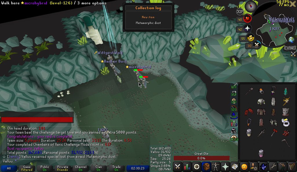 617kc Dust, Olmlet to go!