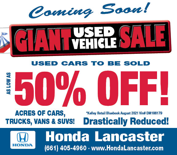 Don't miss our Giant Used Vehicle Sale starting THIS weekend, September 3rd through Labor Day at Honda Lancaster! 🎪
Choose from a HUGE variety of pre-owned makes &amp; models as low as 50% OFF Kelley Blue Book value. — Browse our current  inventory
hondalancaster.com