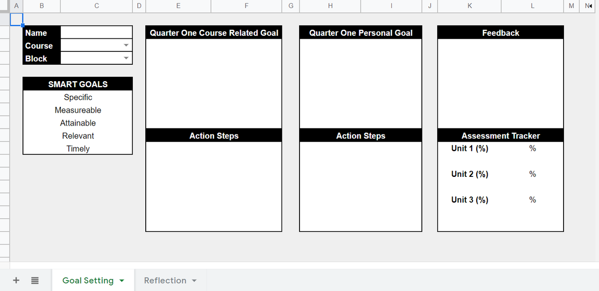 MsOtt_Indy's tweet photo. New approach for goal setting to allow for continuous feedback and reflection as we navigate a new school year. Excited to see students track progress throughout this year! https://t.co/SAlM0clJ6Q