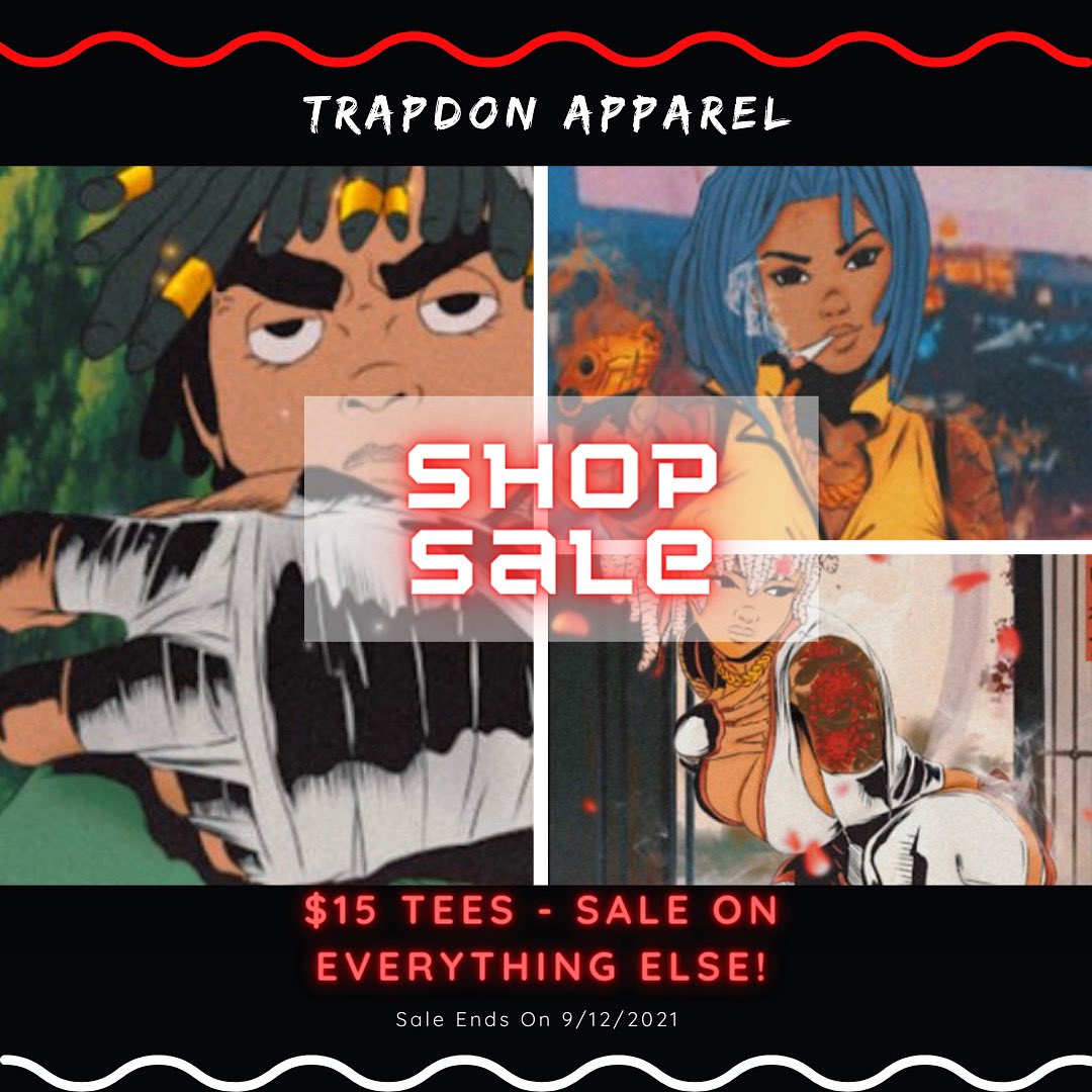 Get MORE of your favorite designs for LESS with this TrapDon Summer Sale!🔥☀️Until 09/12/21 all TEES are $15 and EVERYTHING else in the shop is on SALE too! Head over to trapdon.threadless.com and see which design you're getting shipped first 🚚💨