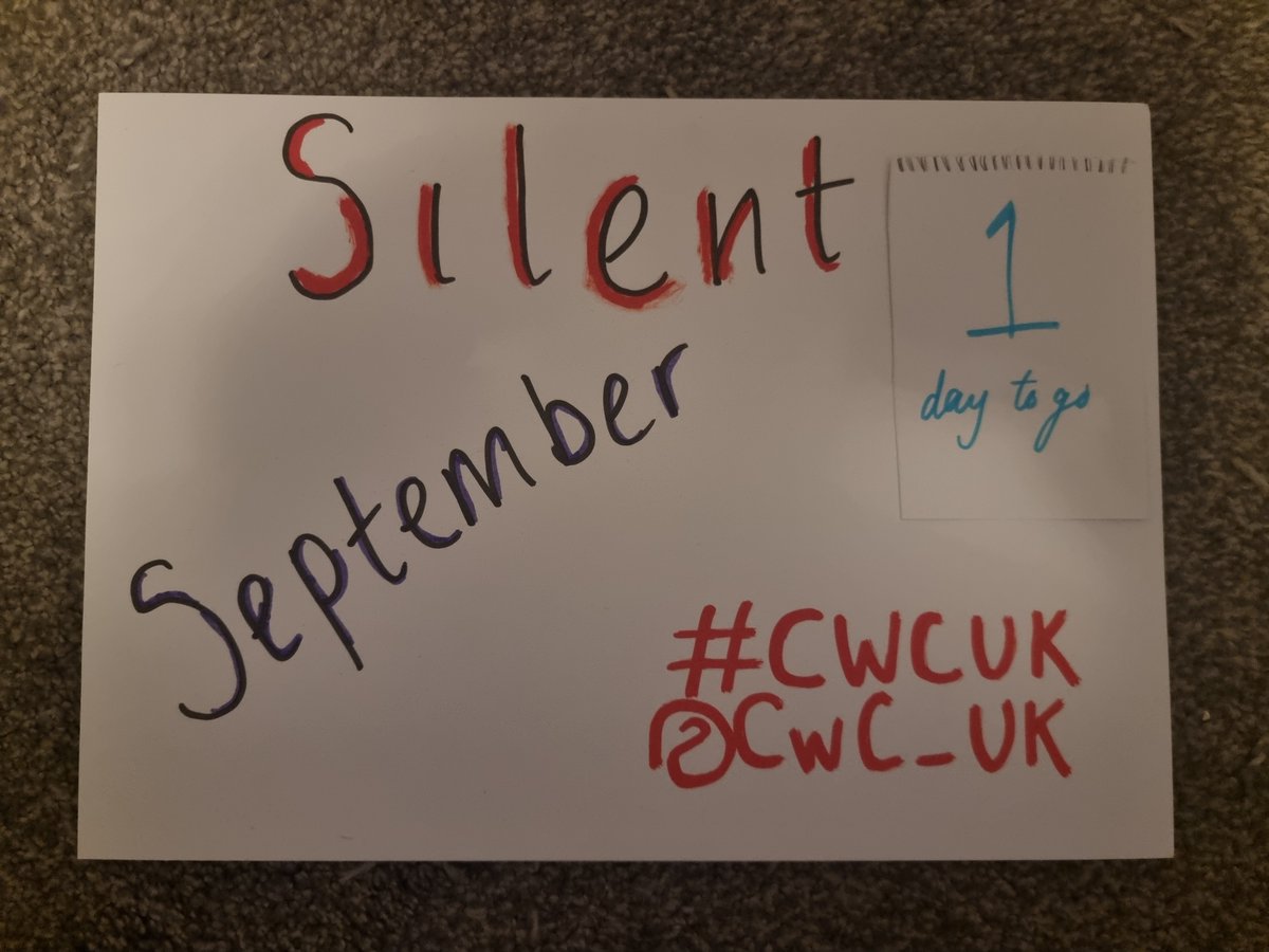 13challenge's tweet photo. https://t.co/CqnHlAoScE 

Please share this one folks... auctions go silent for a month as of tomorrow, so what's on now is the bees knees, the best stuff, and I'd love it to raise as much as possible for @CwC_UK 

#silentseptember is coming. https://t.co/4i1TGod73M