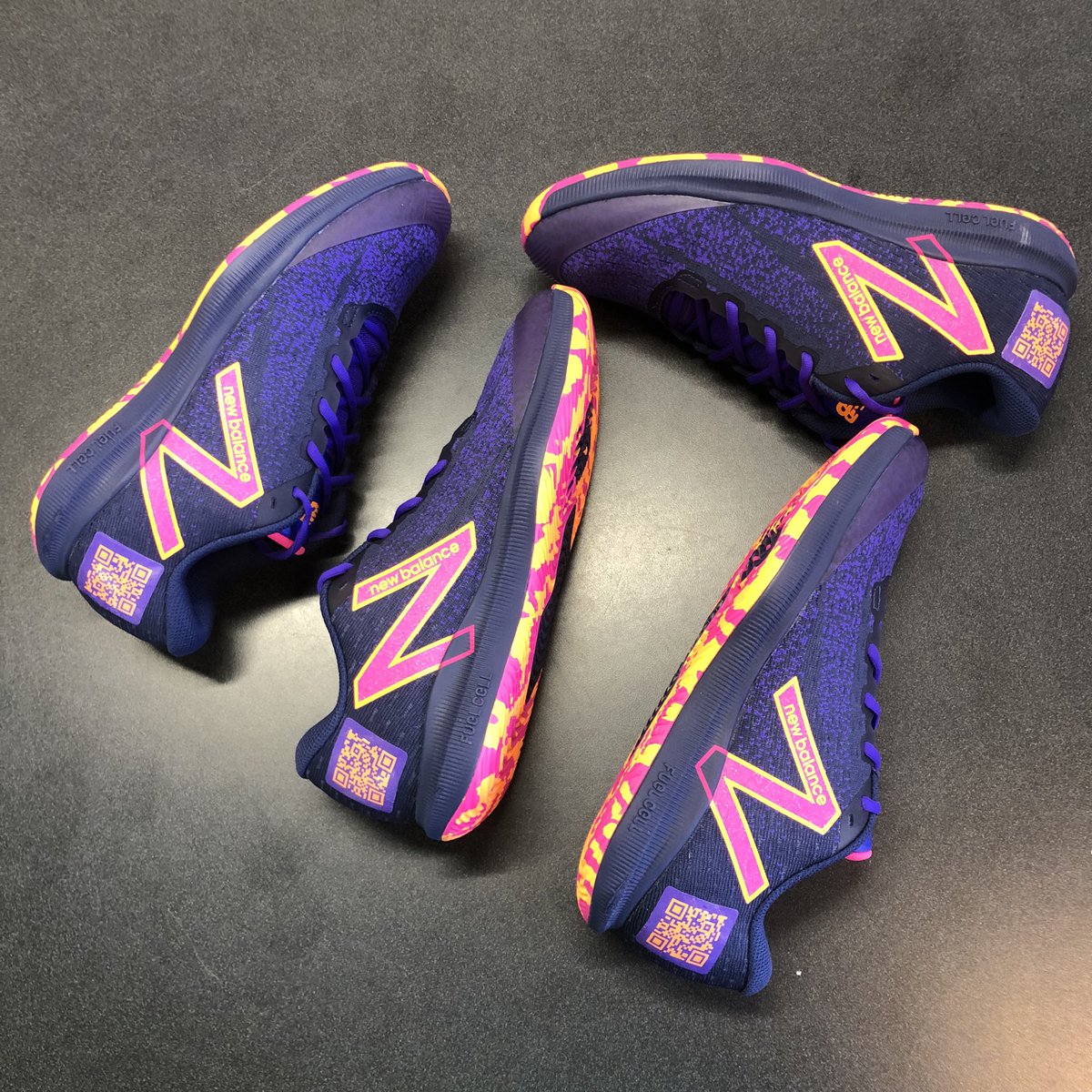 TheSoleRevival's tweet photo. Check out the customized QR Code that we did for @CocoGauff is wearing on outside of her @NBTennis shoes that links to @YouTube video where she virtually interacts with all her fans 🎾 🔥 #wegotnow https://t.co/grR0liEwOt