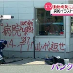 動物病院にバンクシーが出現!？ただの落書きでは!