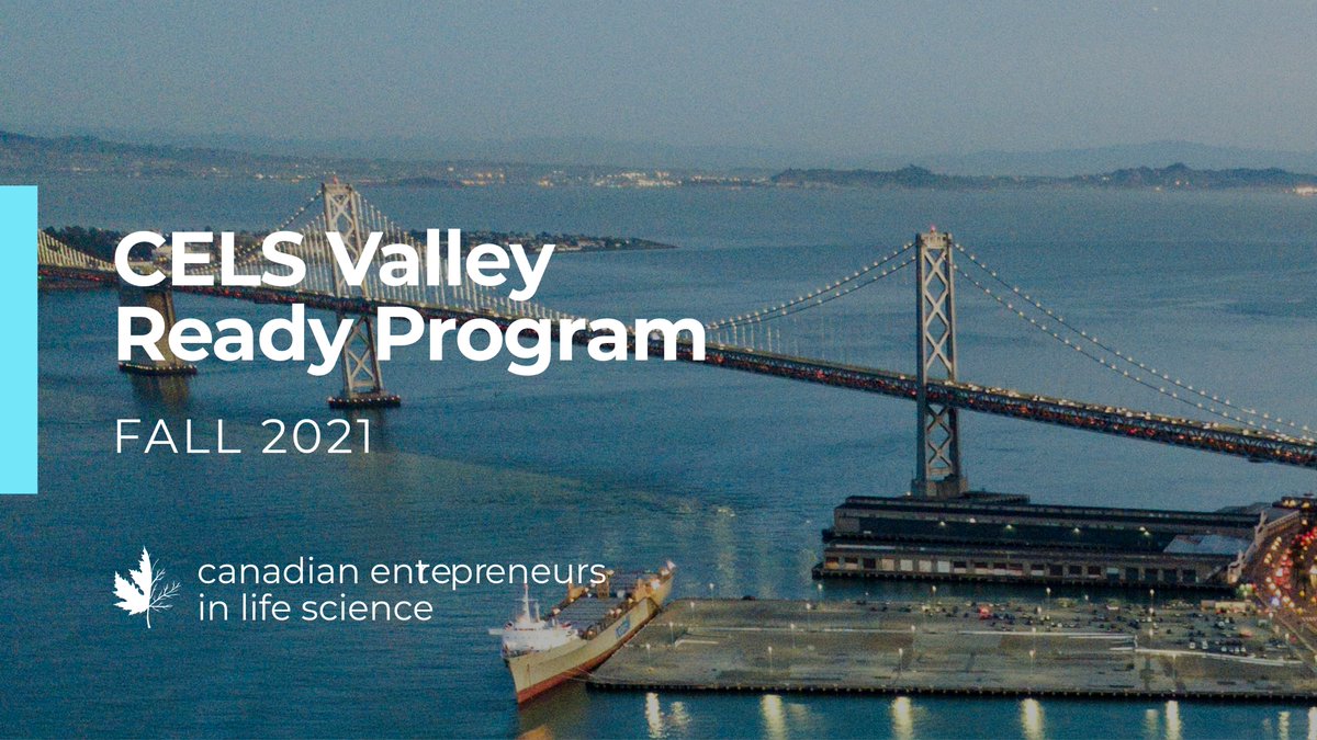 Are you a Canadian Entrepreneur in Life Science? Do you need guidance in achieving your funding objectives in the most progressive investment community in the world - Silicon Valley? CELS-SFO is launching our next Valley Ready program this fall: cels-sfo.com/page-18139