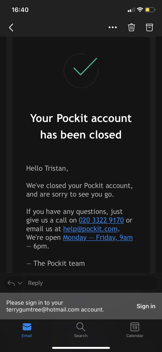 neverusepockit's tweet photo. @PockitUK @clairey_wairey This is all they will do claire :) contact FCA now we need them closed down ASAP https://t.co/7UK7F6D58c