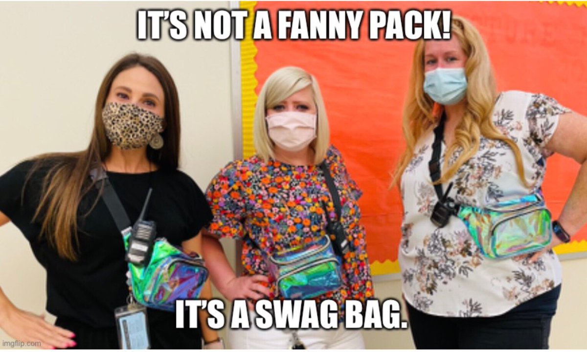 Such a great day @NewTownES !! <a href="/catperryNJ/">Catherine Perry</a> and <a href="/mrs_mmoore/">Melanie Moore</a> …. If you can’t rock fanny packs together.. are you even a team?? #TeamNTES