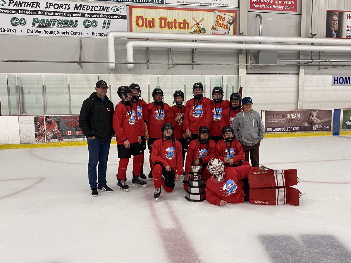 OstridgeNate's tweet photo. Big win at the @AndrewsHockey1 2Line tournament yesterday https://t.co/UYjv4y8Buy