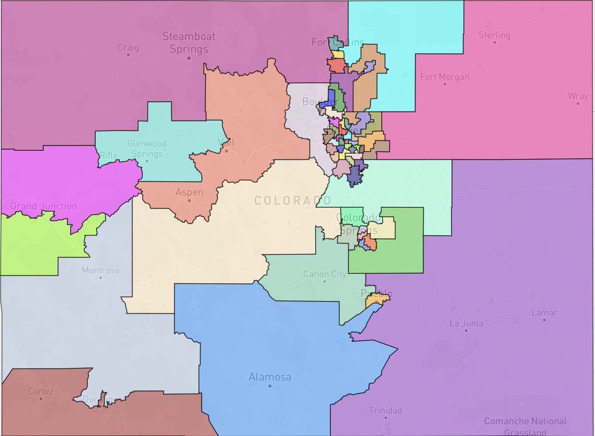 CommonCauseCO's tweet photo. The districts we draw now will determine every CO community’s resources and representation for the next decade &amp; fair districts make communities stronger. How our maps are good for democracy: 🧵

(https://t.co/jOdda4yUPo &amp; https://t.co/rEiDze0Ewu) #redistricting #fairdistricting https://t.co/dADtwB7e0d