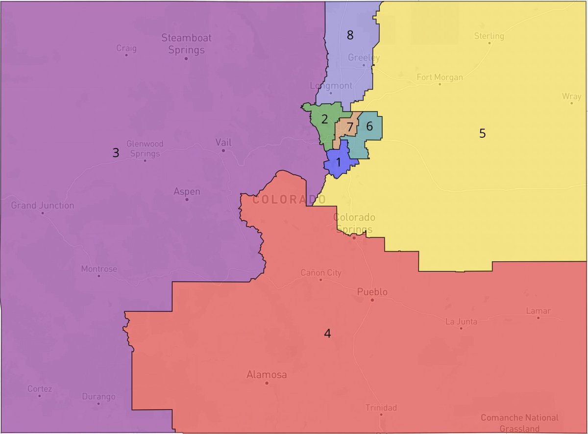 CommonCauseCO's tweet photo. The districts we draw now will determine every CO community’s resources and representation for the next decade &amp; fair districts make communities stronger. How our maps are good for democracy: 🧵

(https://t.co/jOdda4yUPo &amp; https://t.co/rEiDze0Ewu) #redistricting #fairdistricting https://t.co/dADtwB7e0d