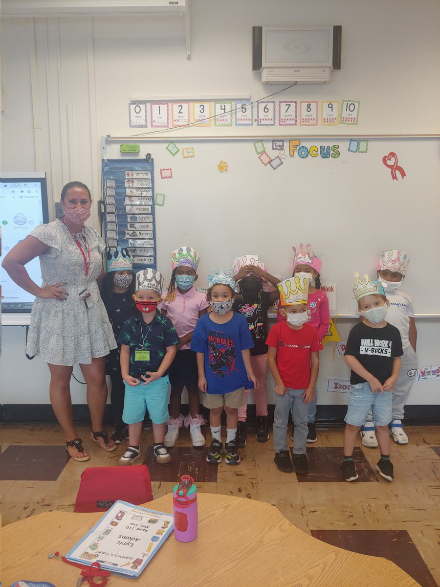 MrsLousClass's tweet photo. These Kindergarteners rocked their first day of school!!! So excited for our school year!! #yaybaltz #firstdayofschool #wearebaltz @BaltzBears https://t.co/9jg3Zh5ddL