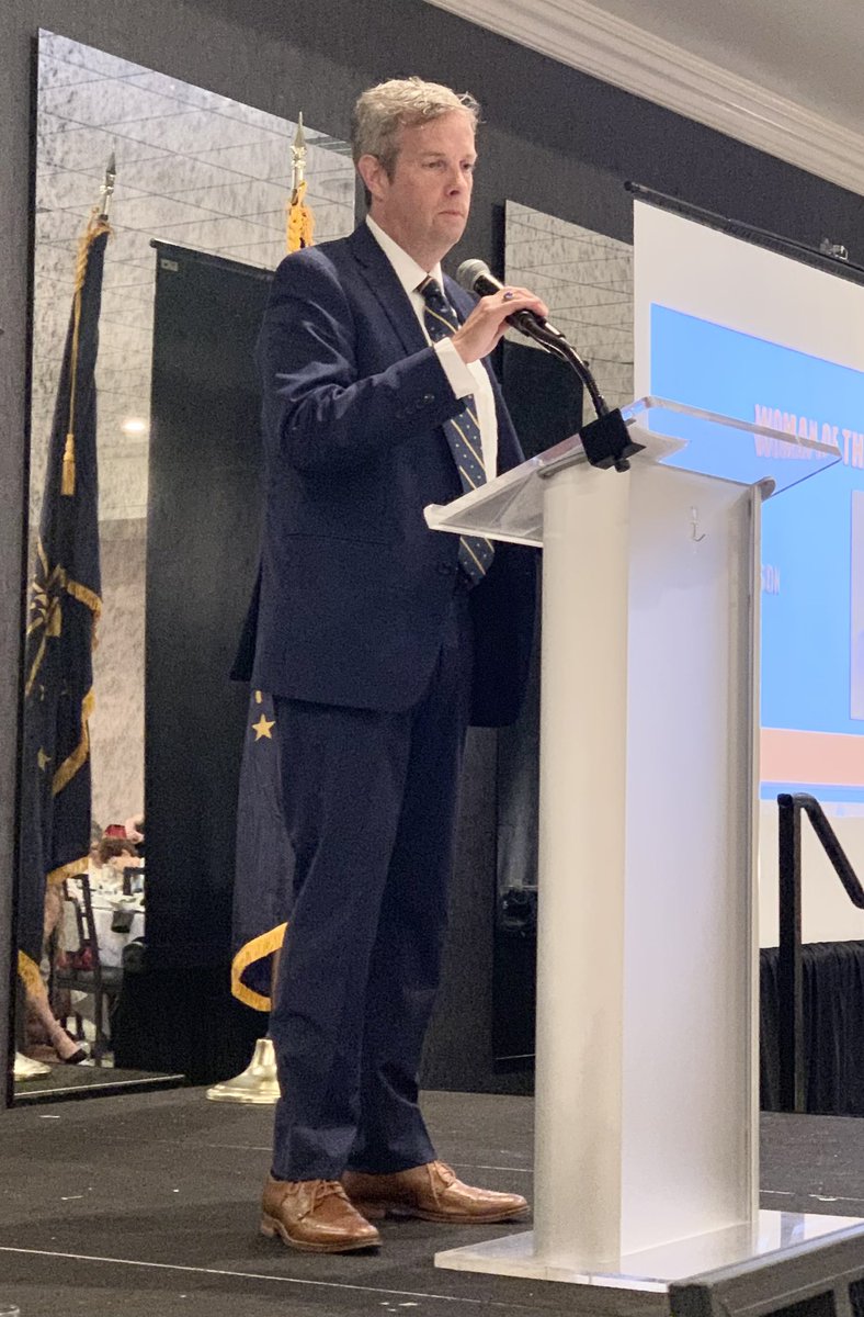 mike_mcquillen's tweet photo. I had a great time serving as the Guest Auctioneer for the annual Indiana Federation of Republican Women convention this weekend. w @Suzanne_Crouch @Hoosiers4Kelly @VoteTeraKlutz @HolcombForIN @ToddRokitaIN @braun4indiana @RepSpartz @SecretaryLawson @indgop @IndyGOP @GOP #IFRW https://t.co/9JV6oruP5g
