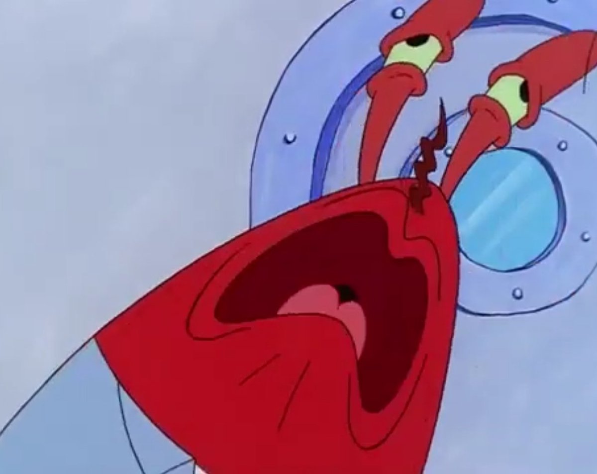 Mr Krabs screaming frames are hilarious.