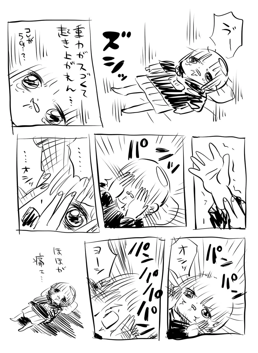 やる気を叩き出すために？自分の頬を叩いた結果www