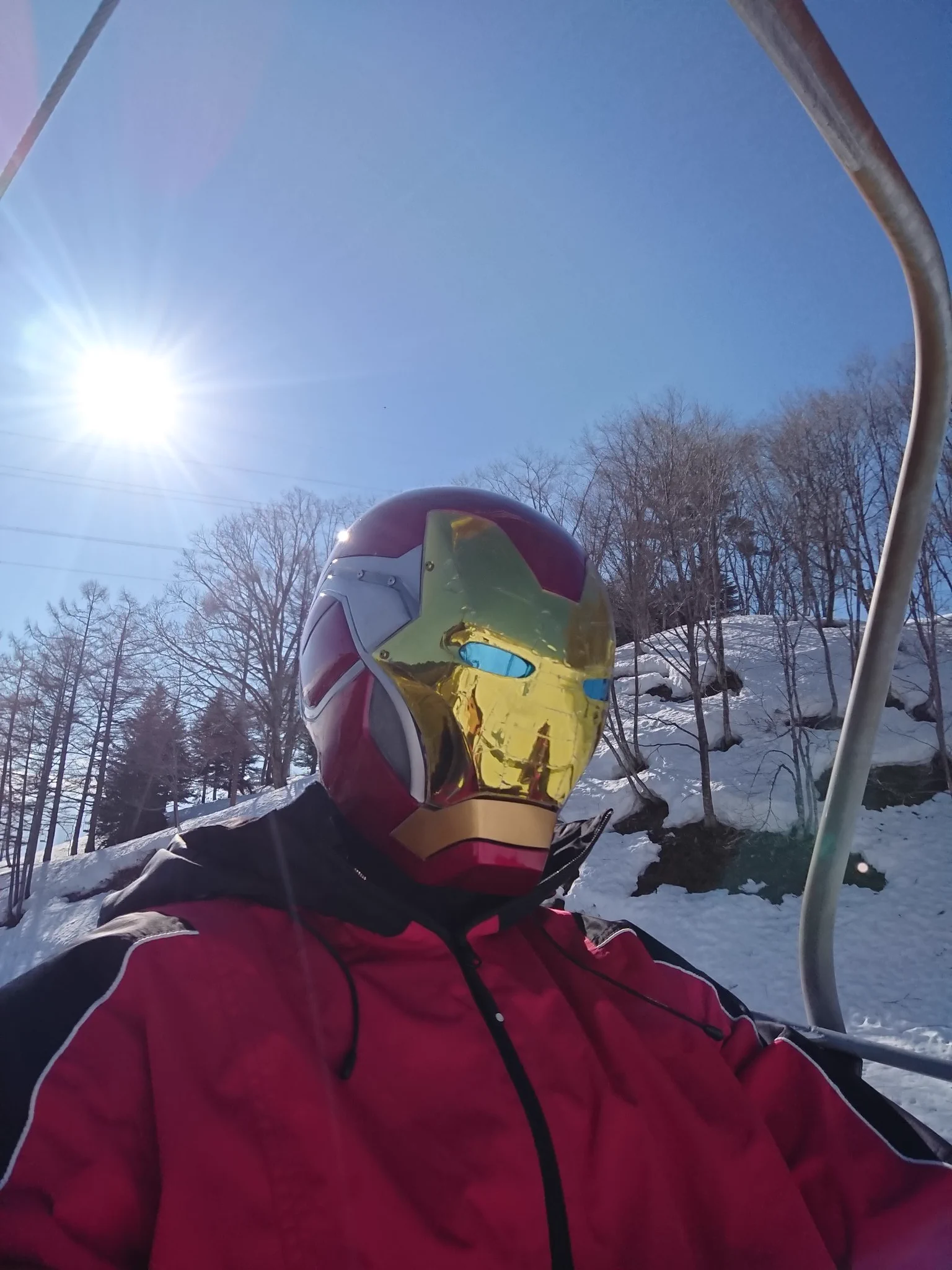 @hide_luxe フルフェイスはいいぞ～👍 