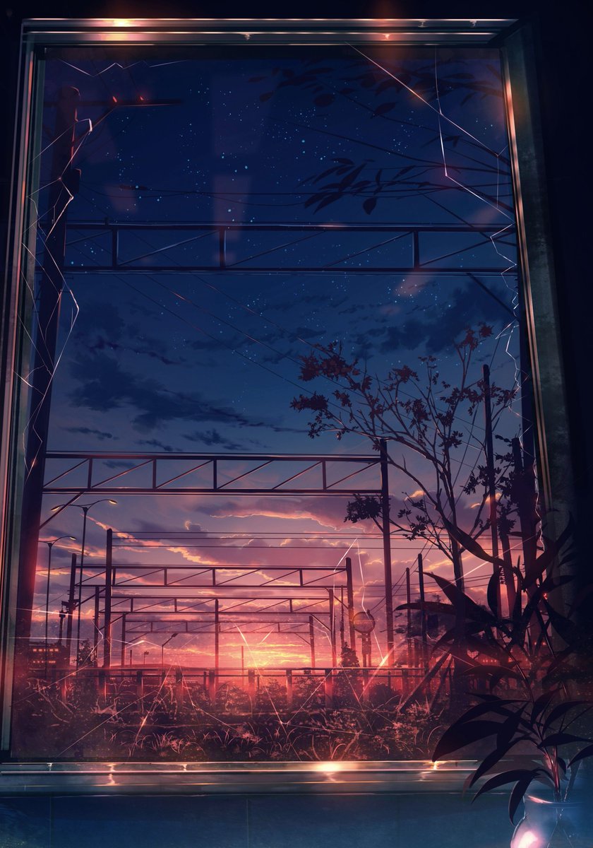 scenery no humans sky star (sky) cloud window starry sky  illustration images