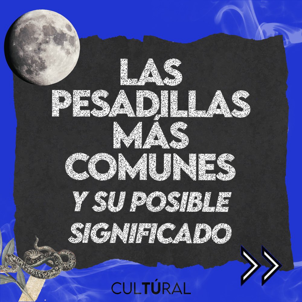 tuculturalmx's tweet photo. Dicen que cuando cenas demasiado, probablemente tendrás pesadillas… por eso aquí te dejamos el posible significado de las más comunes😵‍💫

#CULTÚRAL #datoscuriosos #datosinteresantes #pesadillas #nightmare #datocurioso #sueñoslucidos #sueños #datospsicologicos #miedo #scarydreams https://t.co/JKCq0K4pqj