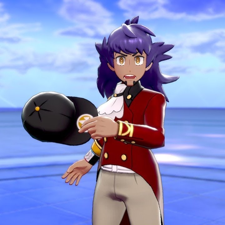 fancycharacter's tweet photo. Today's second Fancy Character of the day is Leon from Pokemon Sword and Shield! If battling him at the Battle Tower, he wears this fancy suit! https://t.co/KNiXRvK5zP
