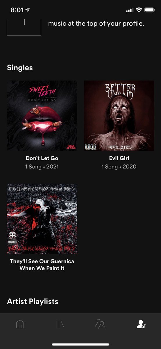 EVIL GIRL AND GUERNICA EP BACK UP ON APPLE/SPOTIFY❤️❤️