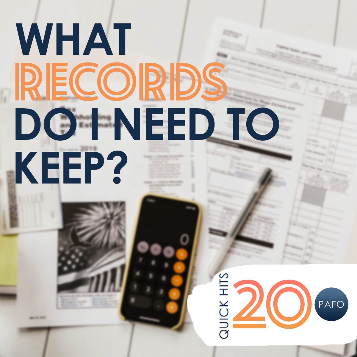 pafopod's tweet photo. Quckhits Episode 20 - What Records do I need to keep? Up on Youtube now!
https://t.co/uzN8C8llVJ https://t.co/GPGHnhicas