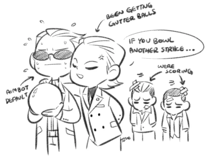 Nishikiyama family bowling sessions aren't so fun when your boss is absolute (and hilariously) crap at it. 😂 #yakuza #龍が如く 