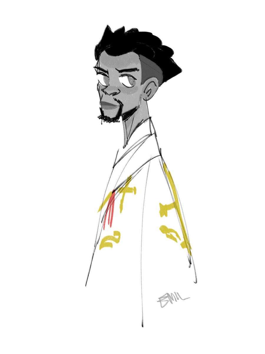 RT @emillustrating: more chadwick boseman met gala sketches, this look is too good i'm sorry https://t.co/9BN8aydTVu